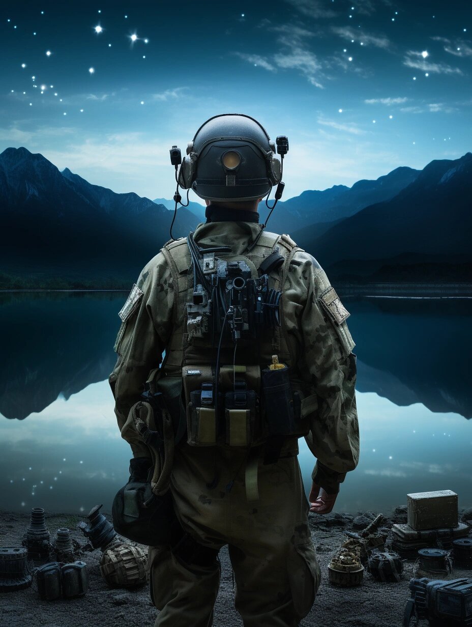 插画|高原之上的守护者—边防军人