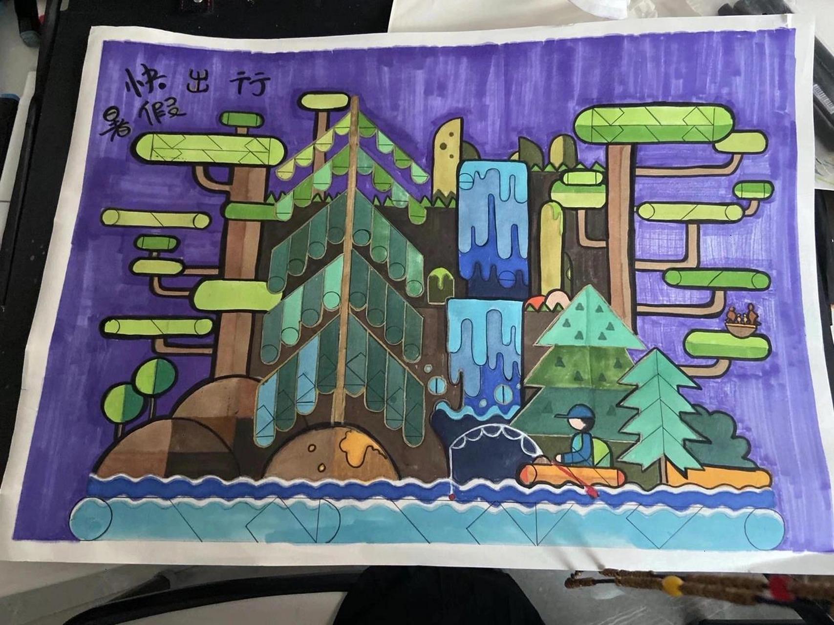 七巧板创意绘画28幅 七巧板创意绘画28幅