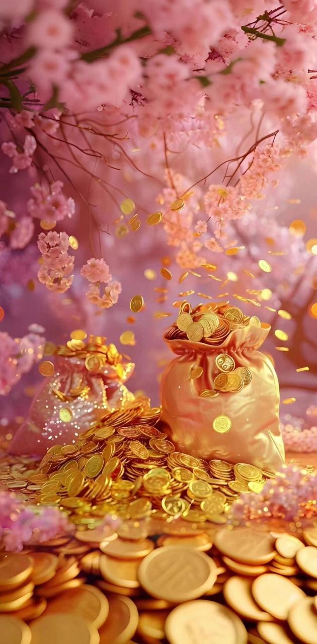 壁纸大放送|财源滚滚,好运连连 91当情人节遇上迎财神,你是选发财