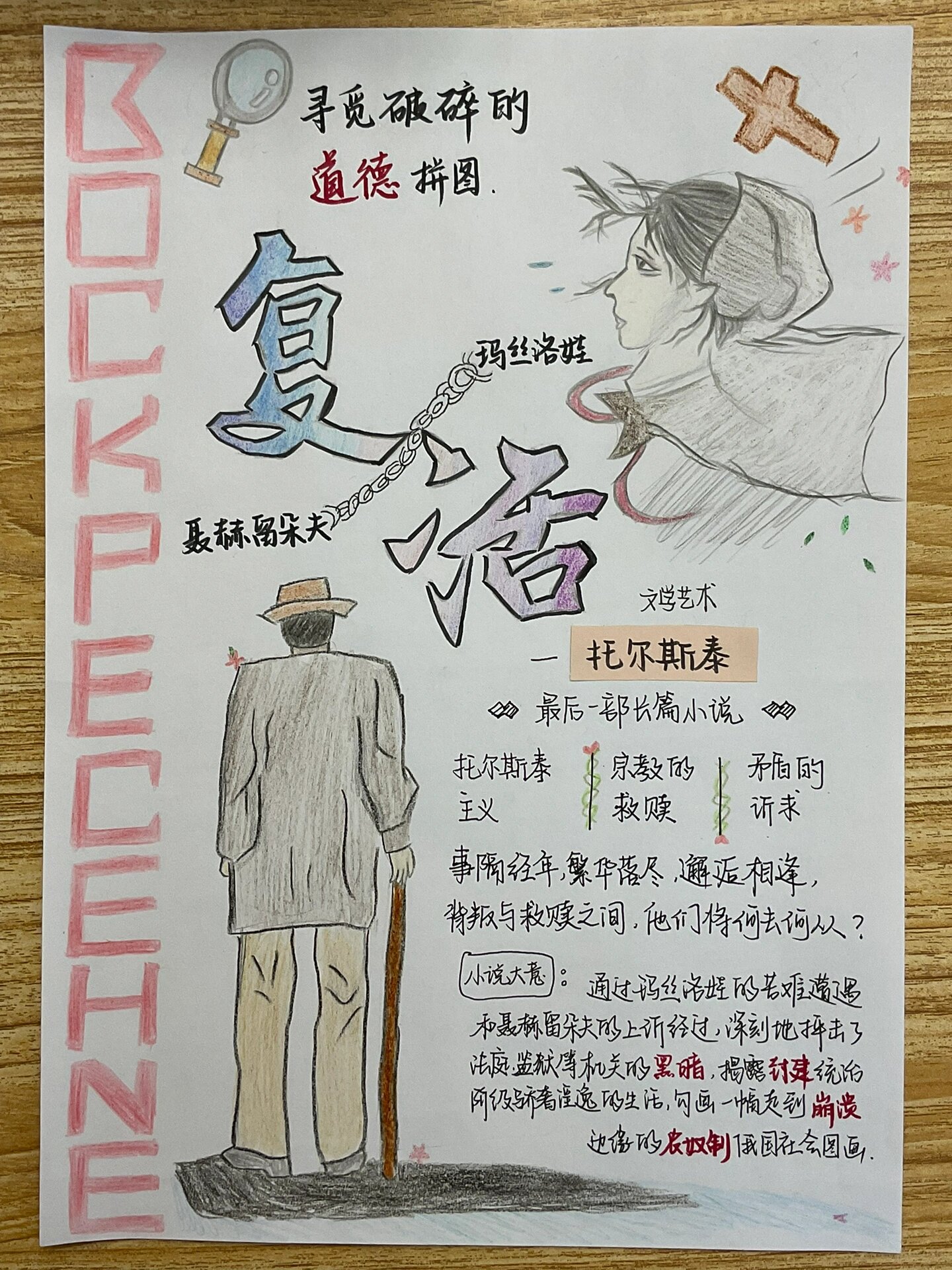 《复活》小报终于画好了🥲