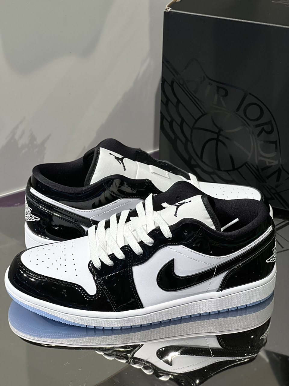 宝藏92697615单品 熊猫94漆皮aj1低帮  aj1 low  06849