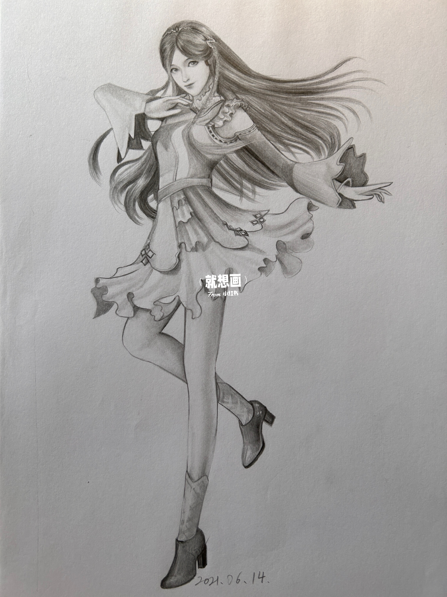 斗罗大陆宁荣荣全身画合集