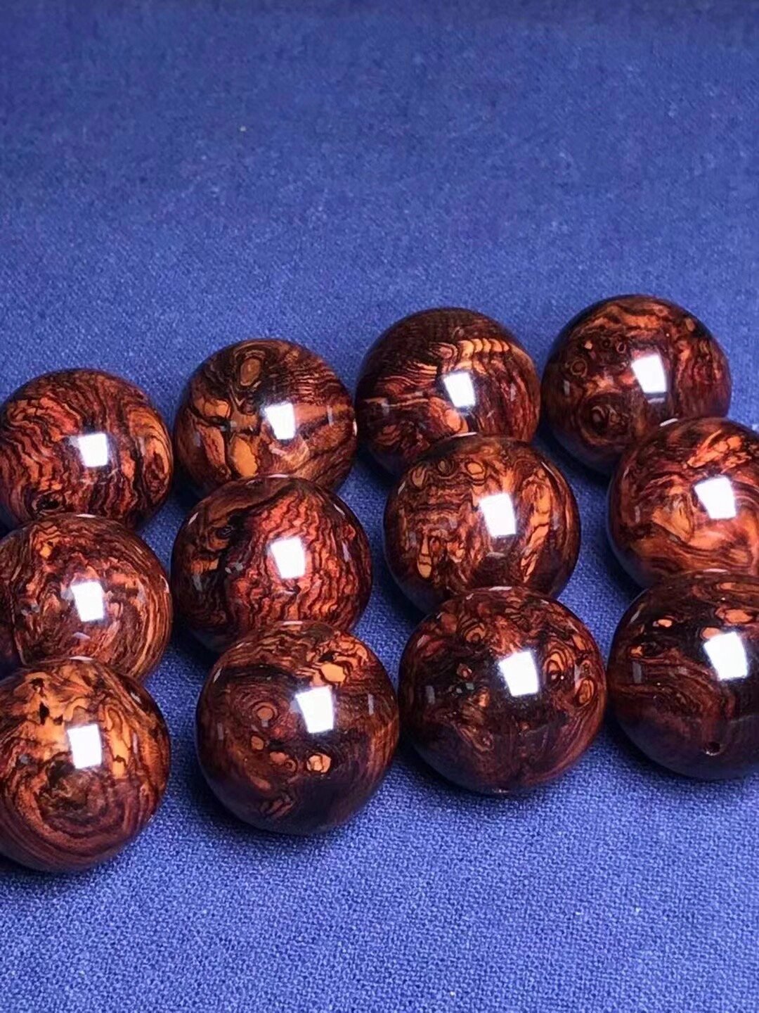 海南黄花梨手串,极品海黄爆满瘤疤缨子纹 正宗海南黄花梨紫油梨老料瘤