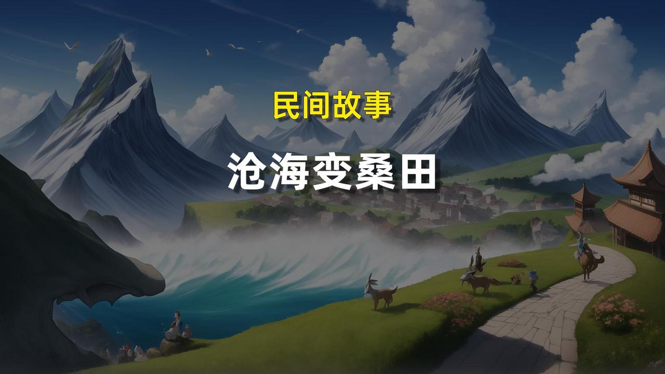 沧海变桑田 流传甚广的藏族民间故事中,有一则关于喜马拉雅山脉的传说