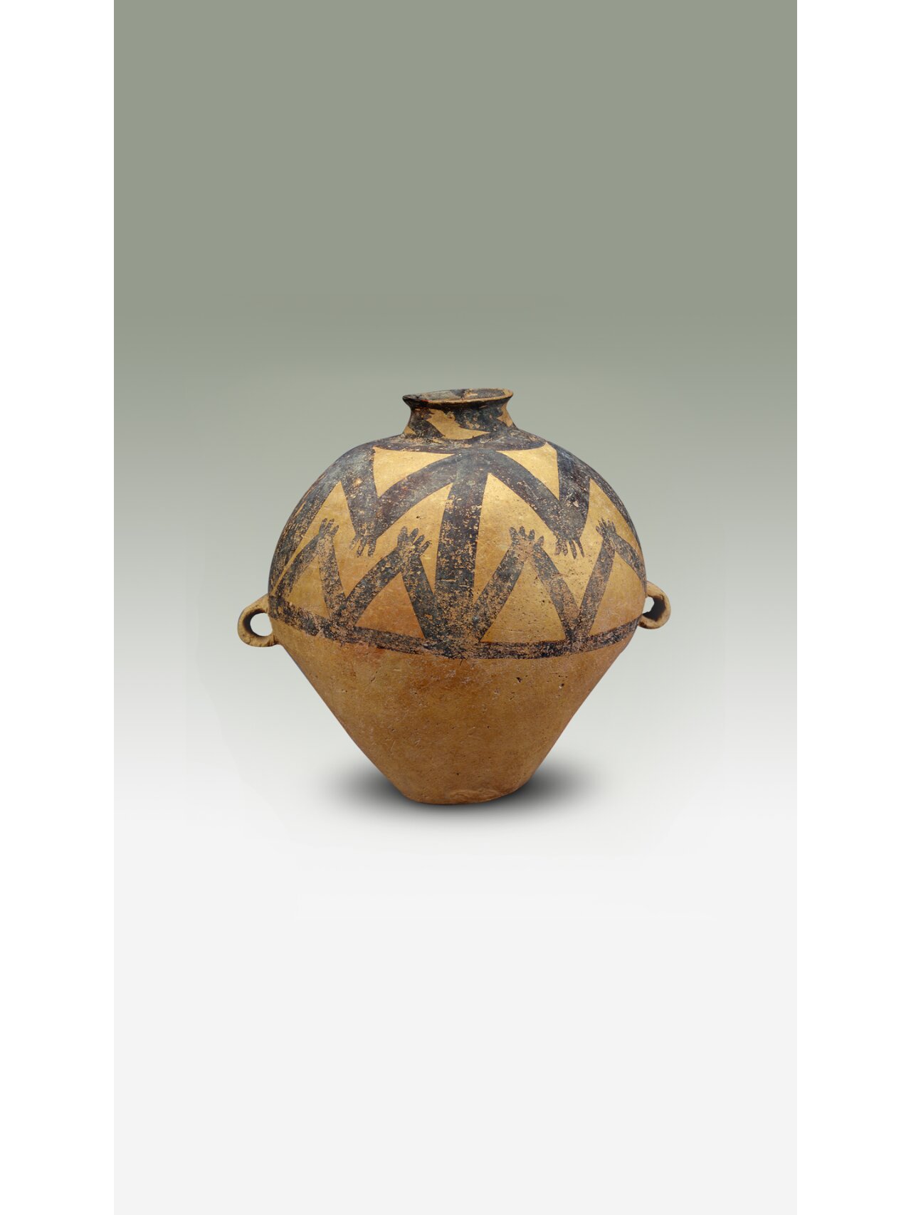 文物会说话|马家窑文化蛙纹彩陶罐