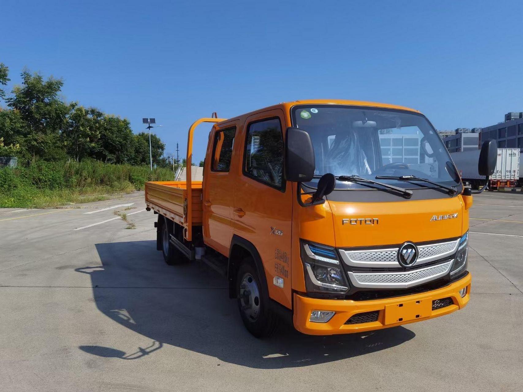 福田欧马可双排工程黄.