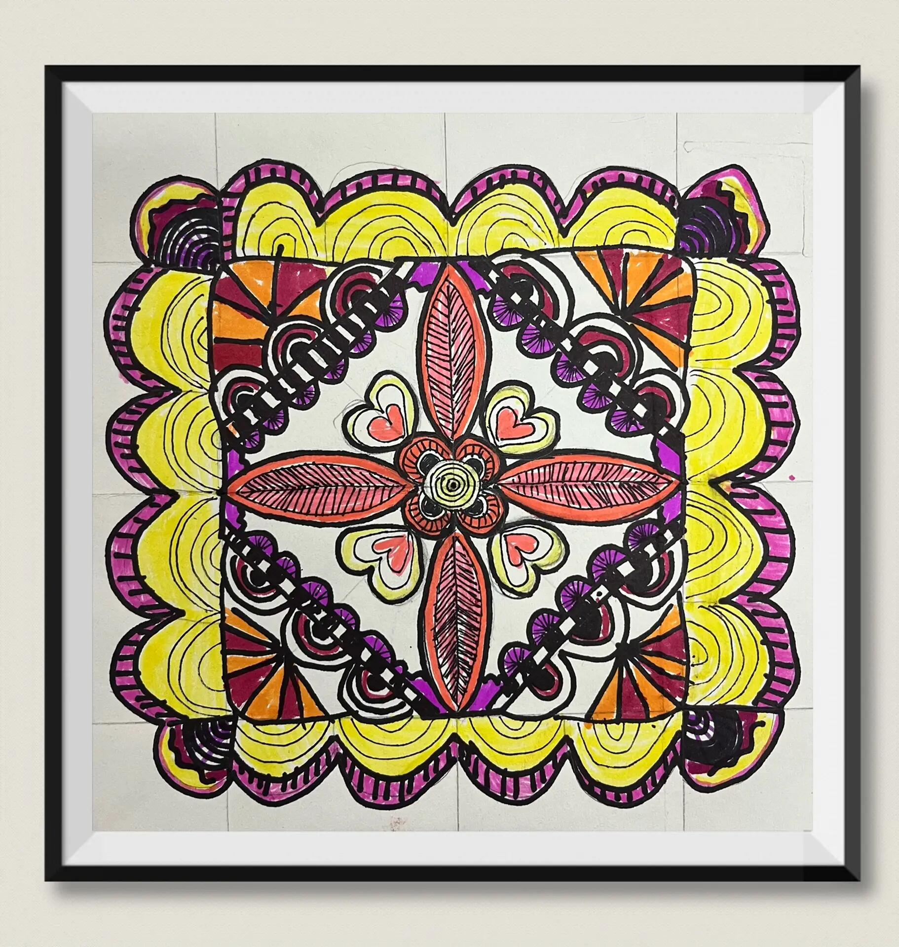 孩子们的画/对称性图案