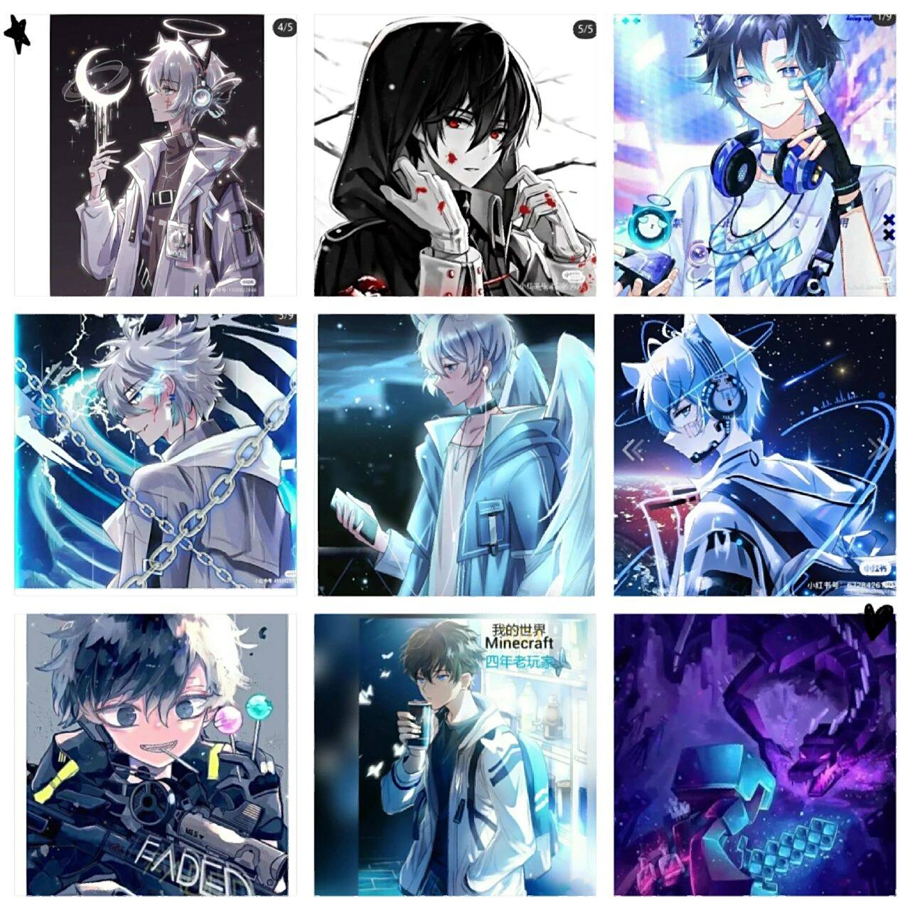 我的世界和帅气头像.