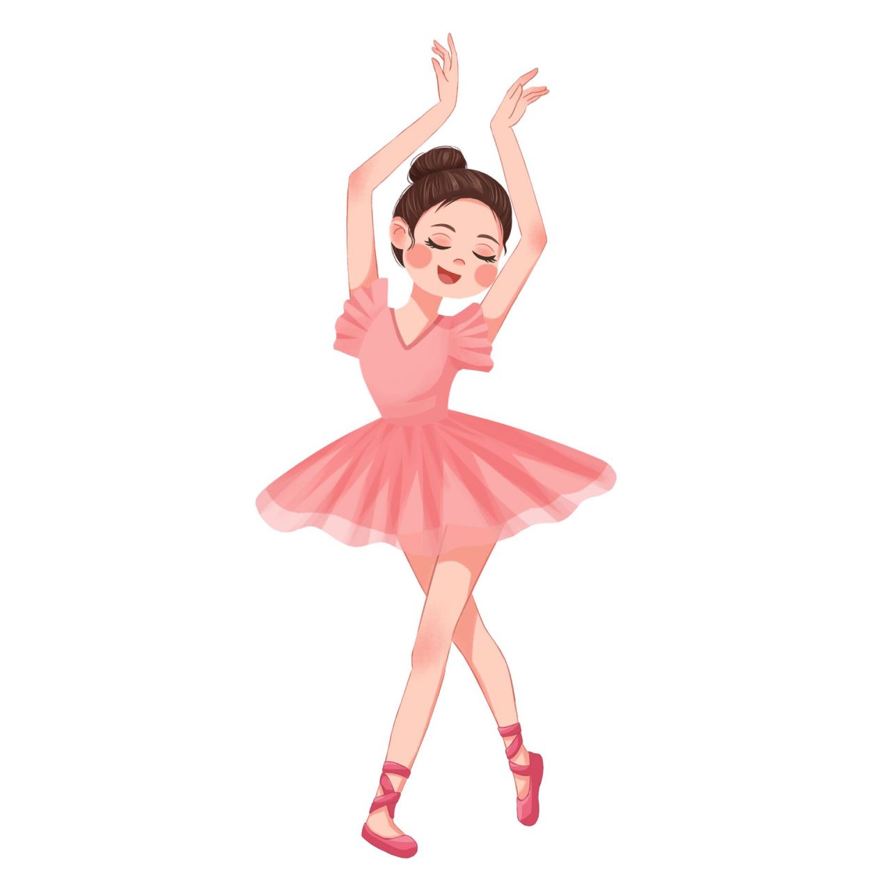芭蕾舞女孩动漫唯美图片