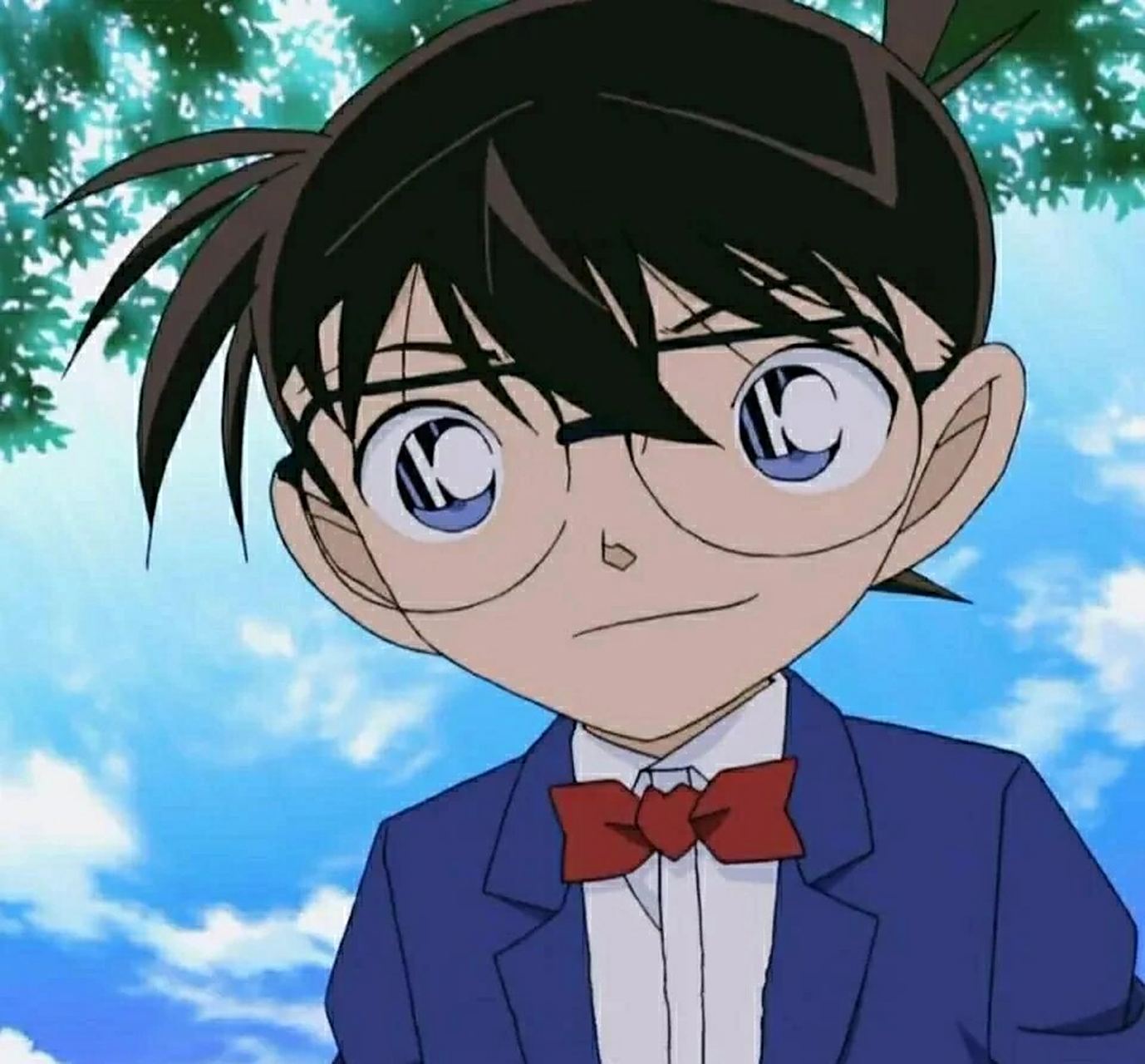 柯南头像第一弹 啊啊啊 这笑容 这小眼神 好治愈呐 不愧是我们的死