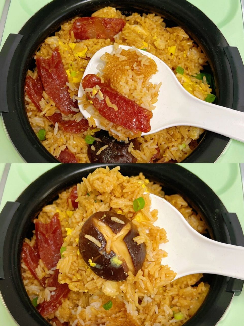 懒人食谱7515电饭煲煲仔饭也太香啦～腊肠多多超过瘾 厨房小白