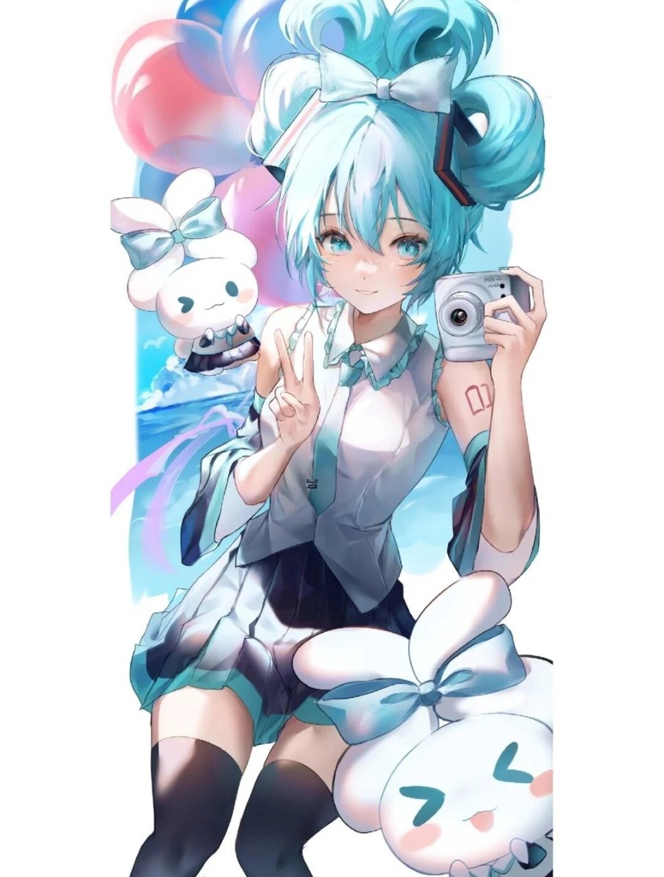 玉桂狗初音未来壁纸头像 #初音fufu# #初音ミク# #envel二次元社团