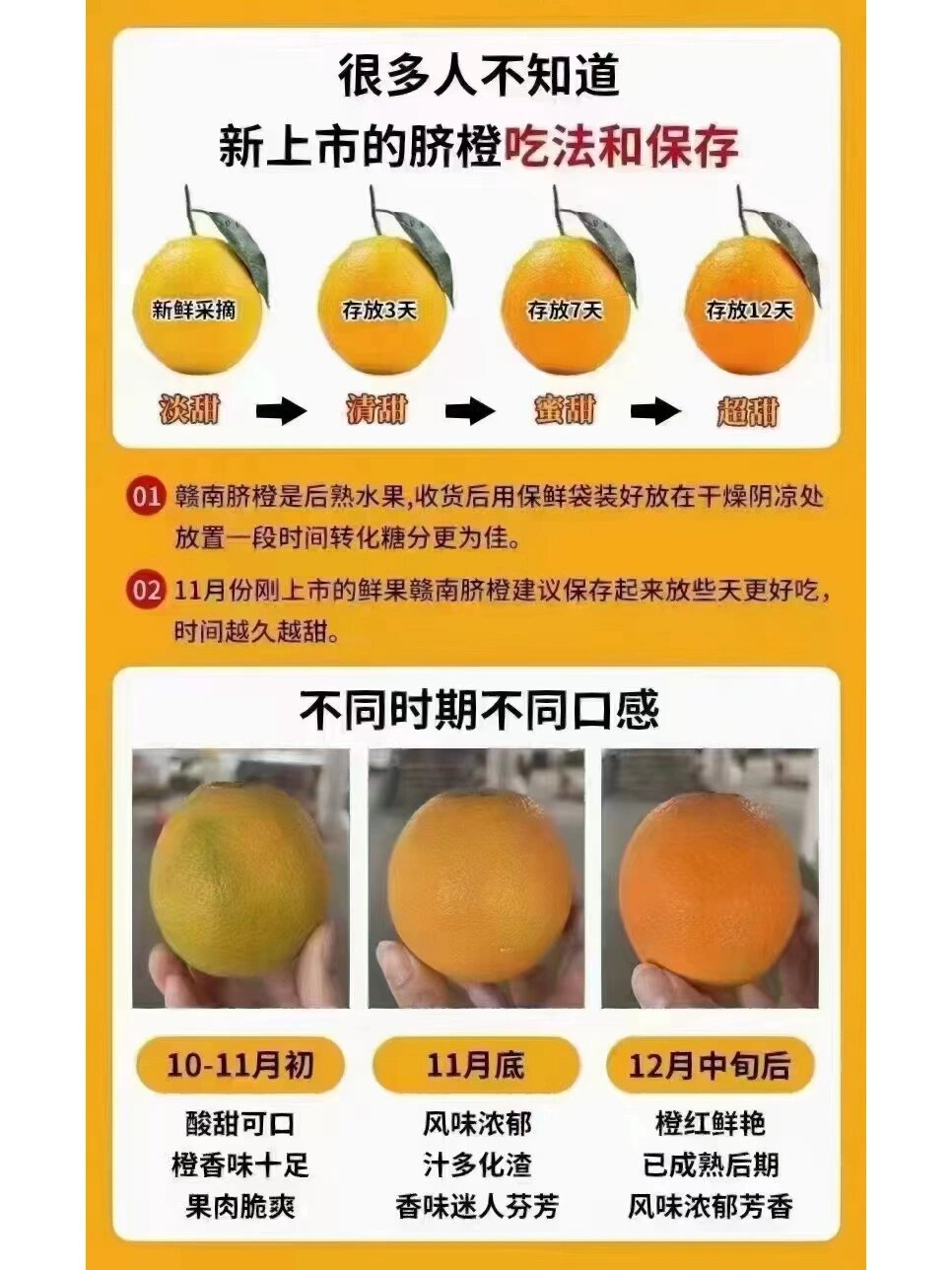 1,买之前可以来私信我,我会给你们详细介绍一下橙子,赣南脐橙太大,太