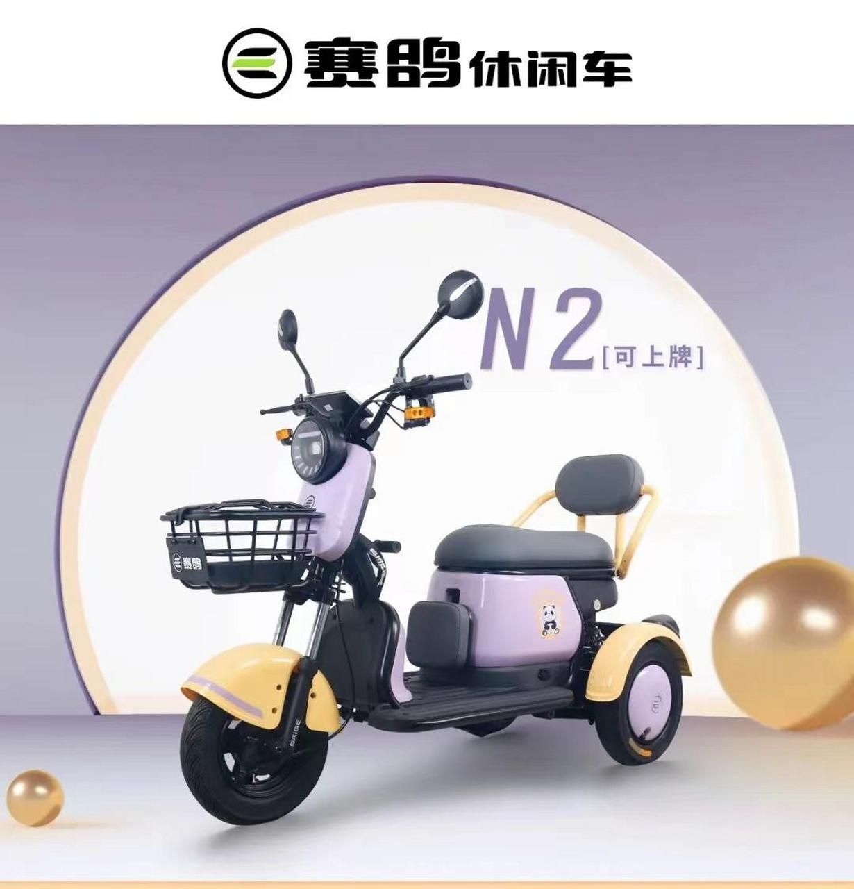 新国标电动车 赛鸽电动休闲三轮车