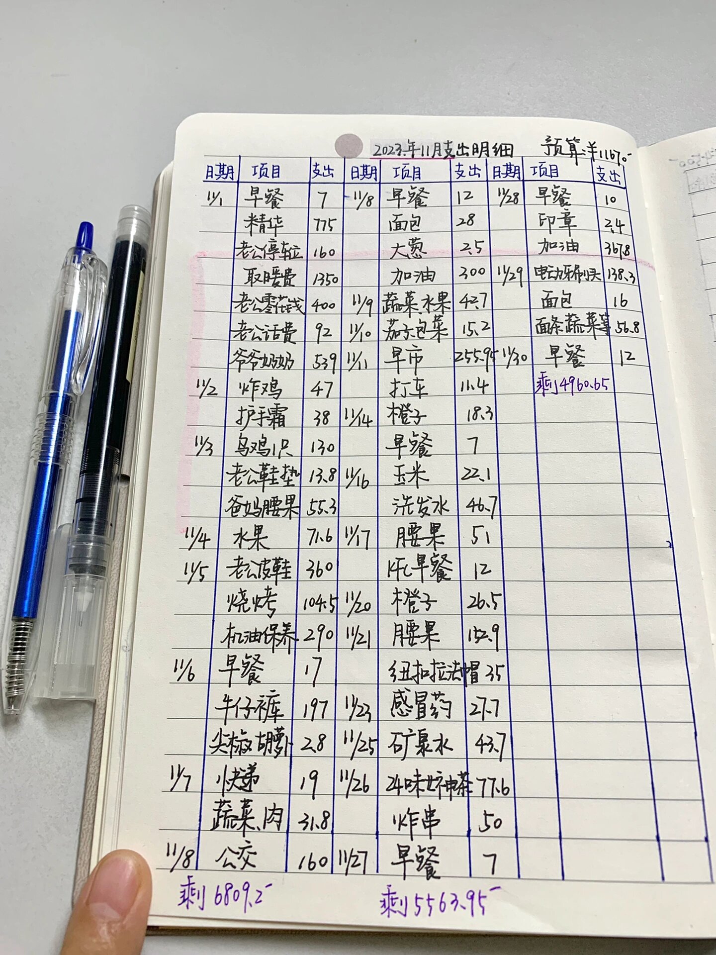 坚持记账攒钱