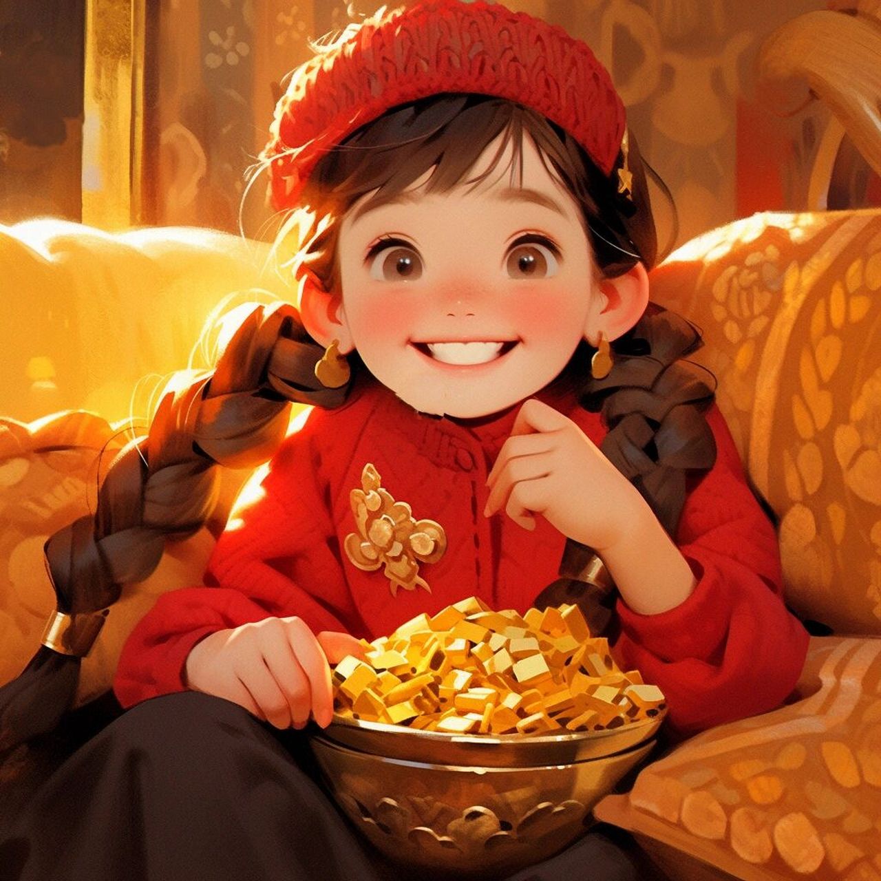 招财头像/发财 被爱 好运常在