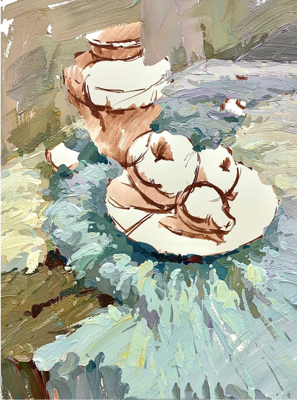 🔵蓝色衬布示范|内附步骤图