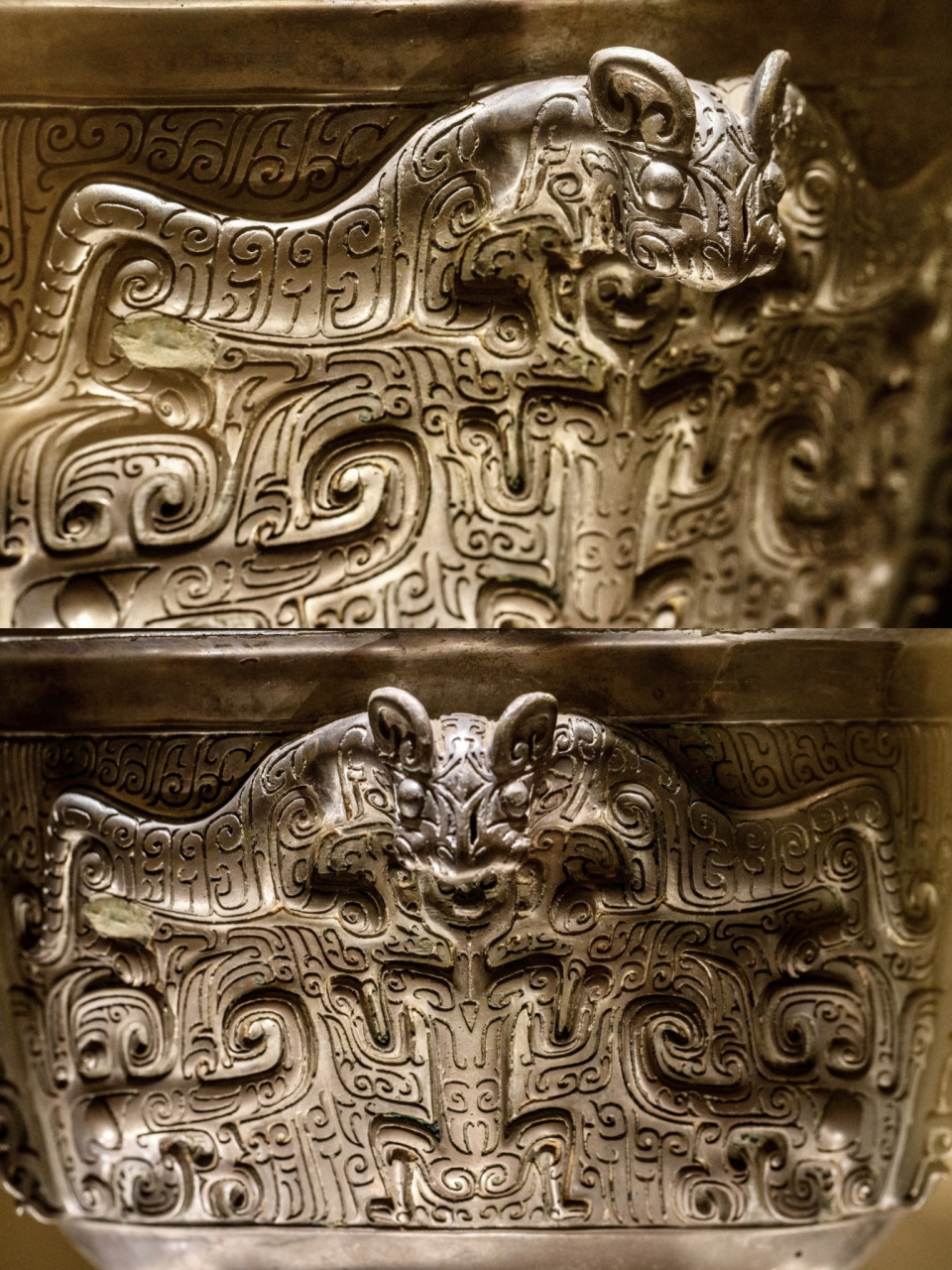 博物馆|十大国宝青铜器之一 国家博物馆收藏的商代的「龙虎纹青铜尊」