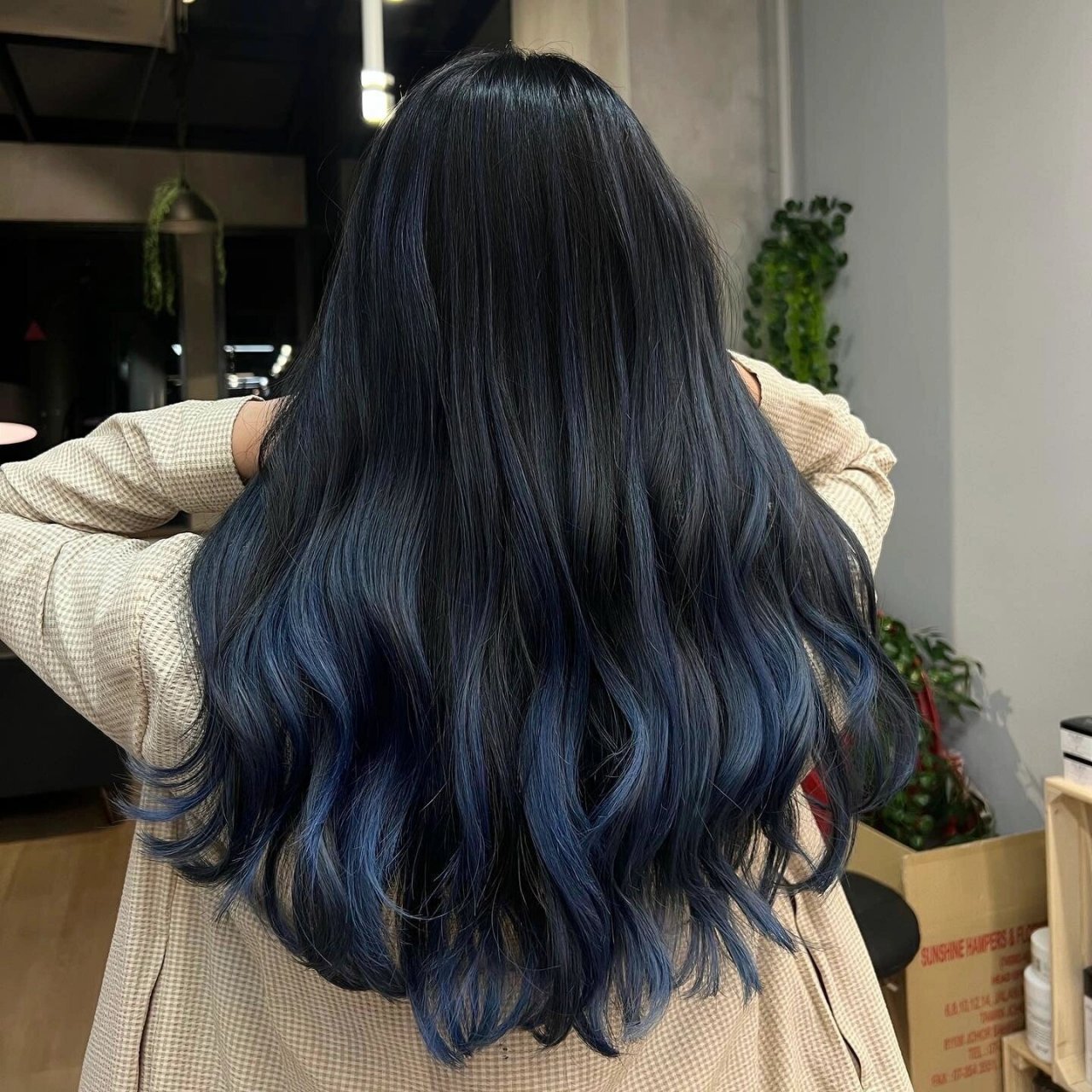 黄黑皮的姐妹一定要尝试一下蓝灰色巴黎画染 95出门就被别人问的