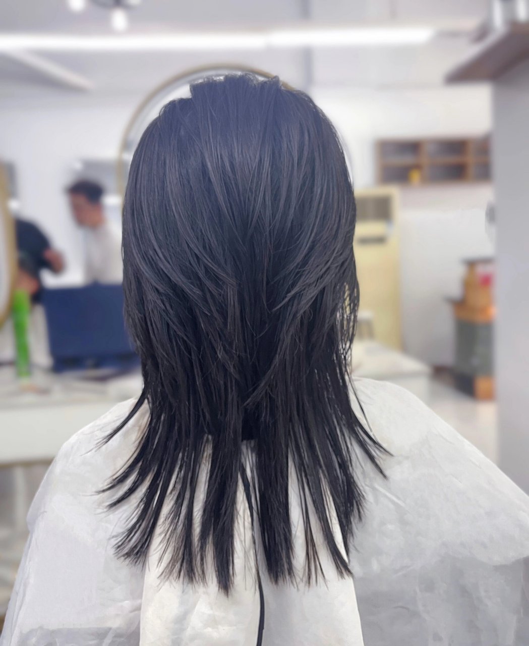 高层次少女感 鲻鱼头 夏天回头率有点高的长款鲻鱼头发型,自然饱满