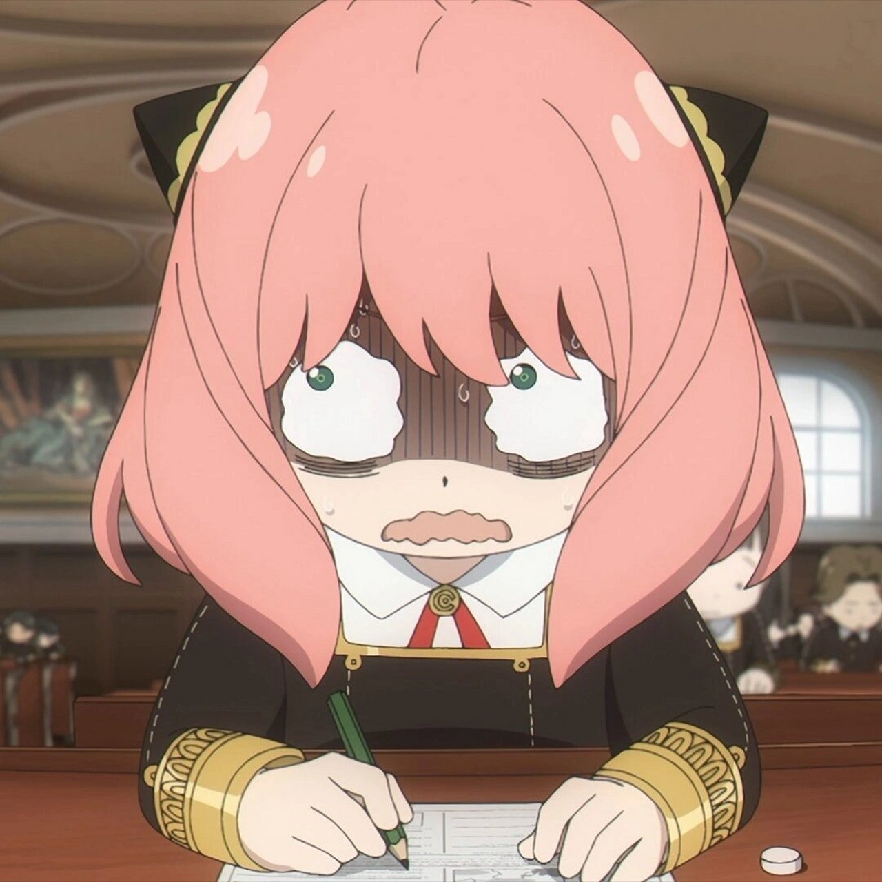 智慧的小眼神 瓜神又开始疯狂输出颜艺表情包 #间谍过家家# #阿尼亚