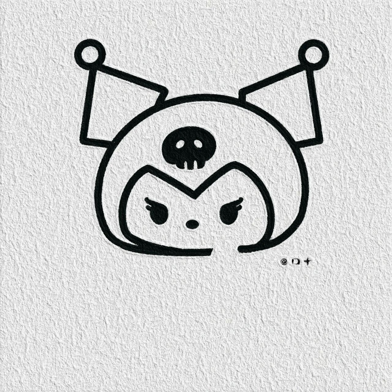 库洛米简笔画教程 库洛米简笔画教程 临摹