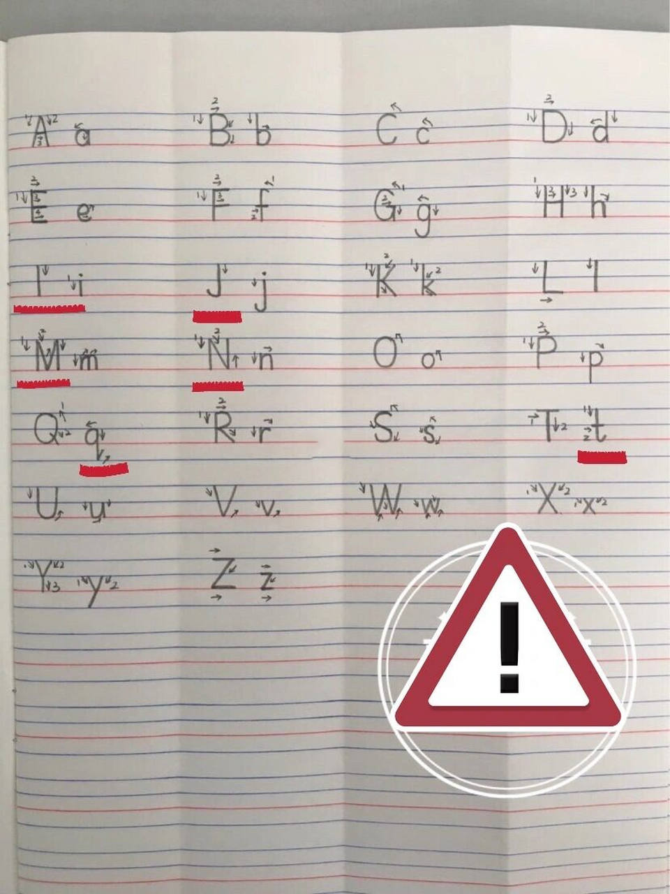 上海版英語字母書寫規範 26個字母 上海的牛津教材教的是棍棒體,特別