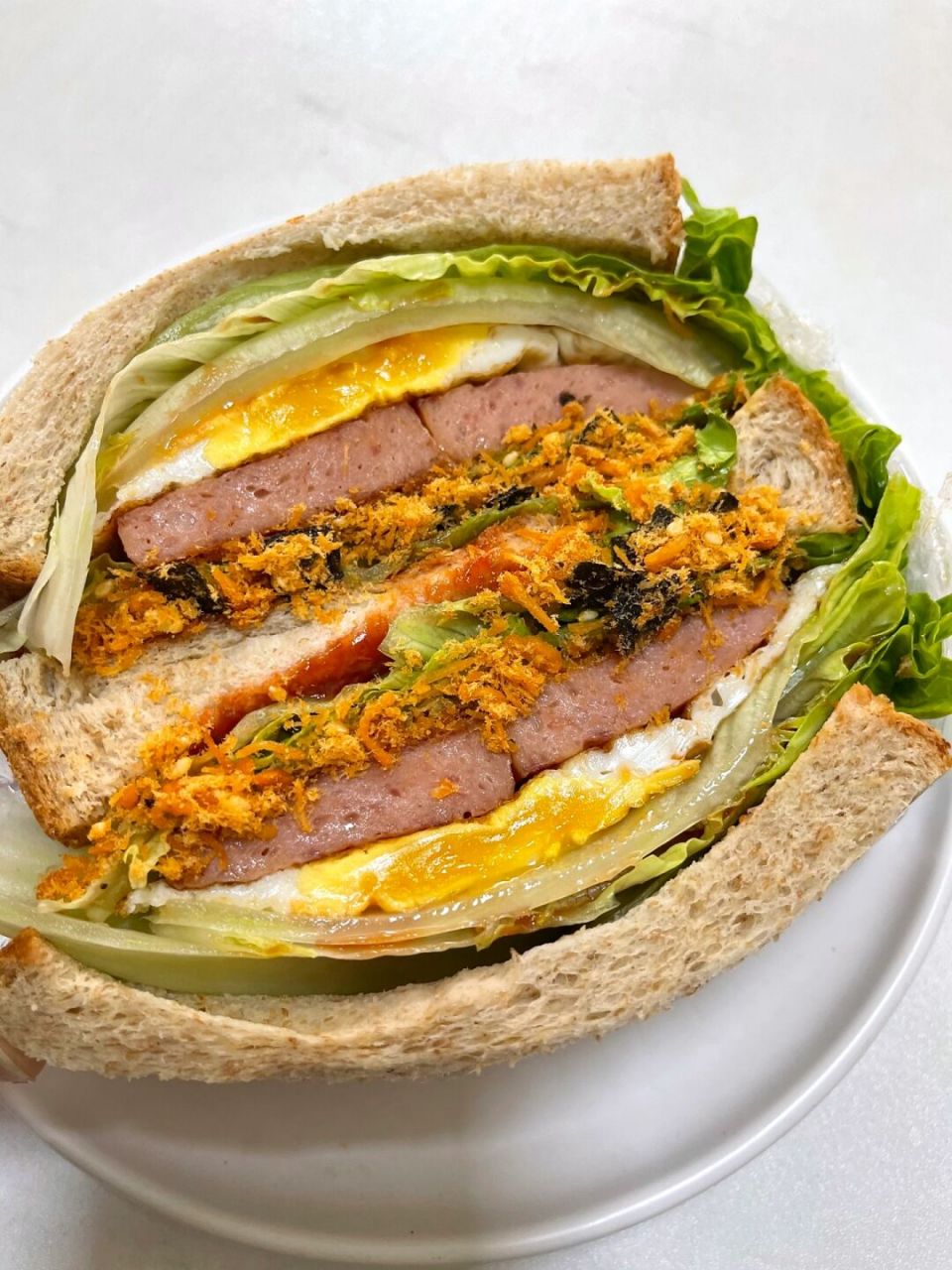 巨巨巨好吃的全麦三明治!