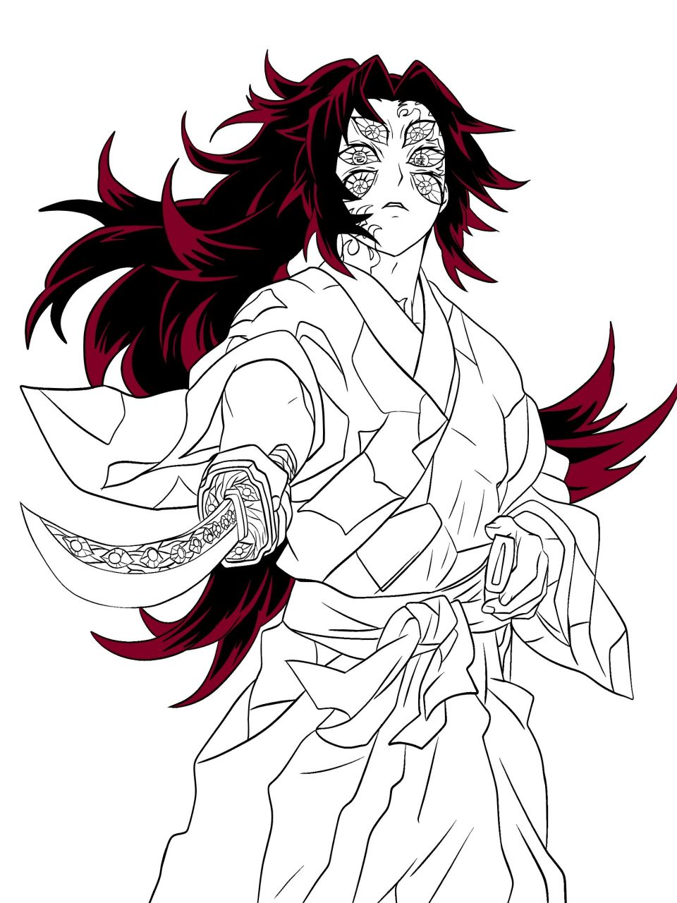 鬼灭之刃系列——上弦之一黑死牟 一人压制鬼杀队最强战力 继国缘一在