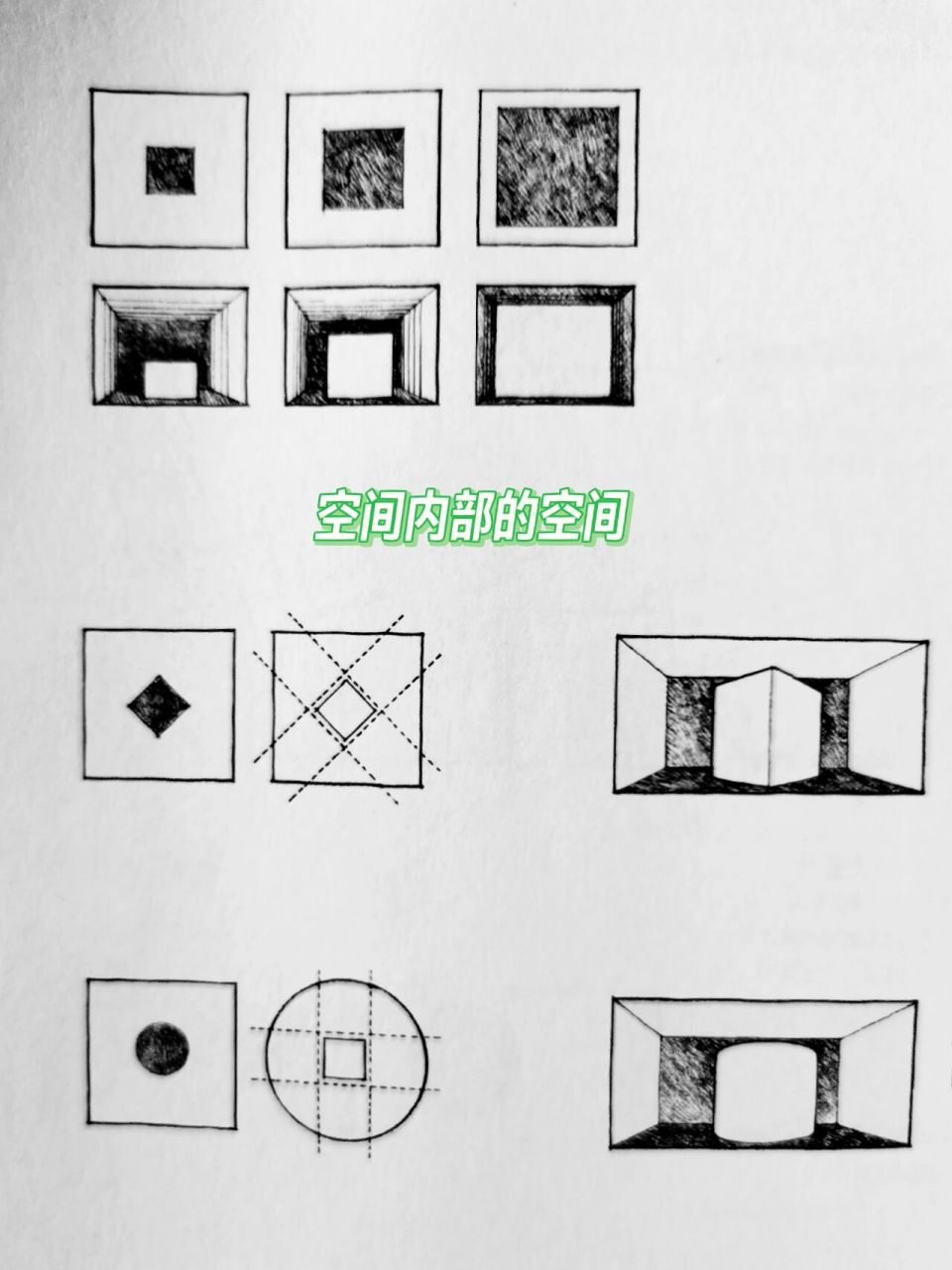 关于形式与空间的组合 采集自经典建筑书籍《建筑:形式,空间和秩序》