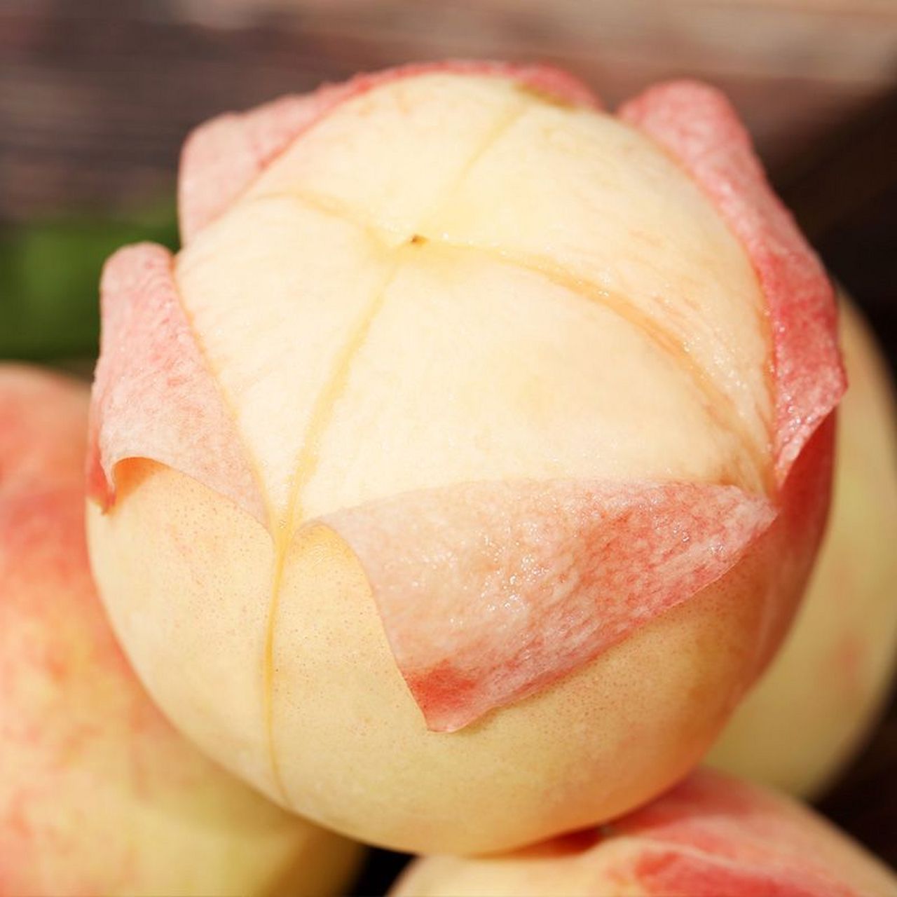 现摘正宗阳山水蜜桃6个15.9到手!