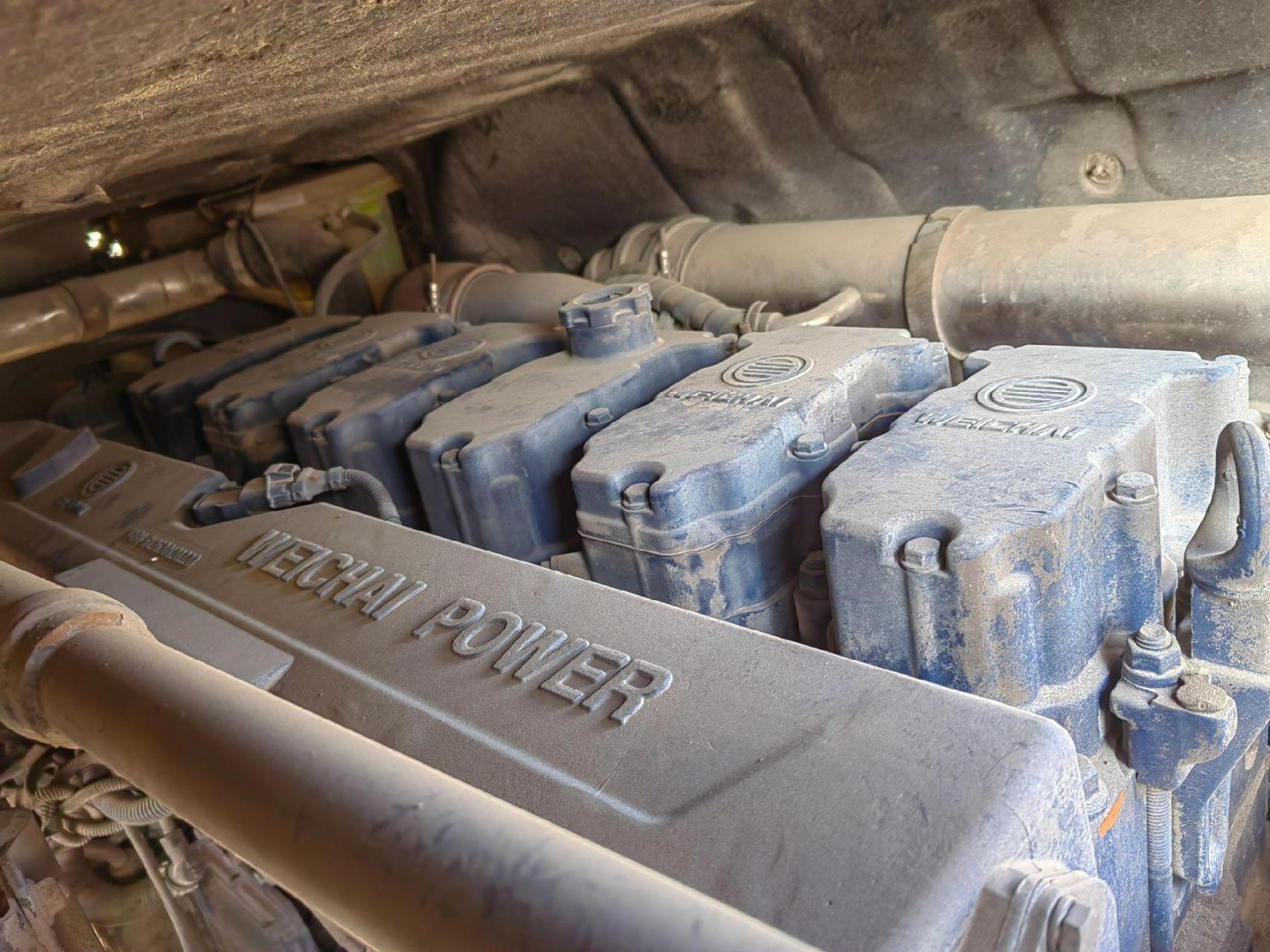 潍柴430马力发动机!wp12国五带缸内制动,原版原样,试机现拆!