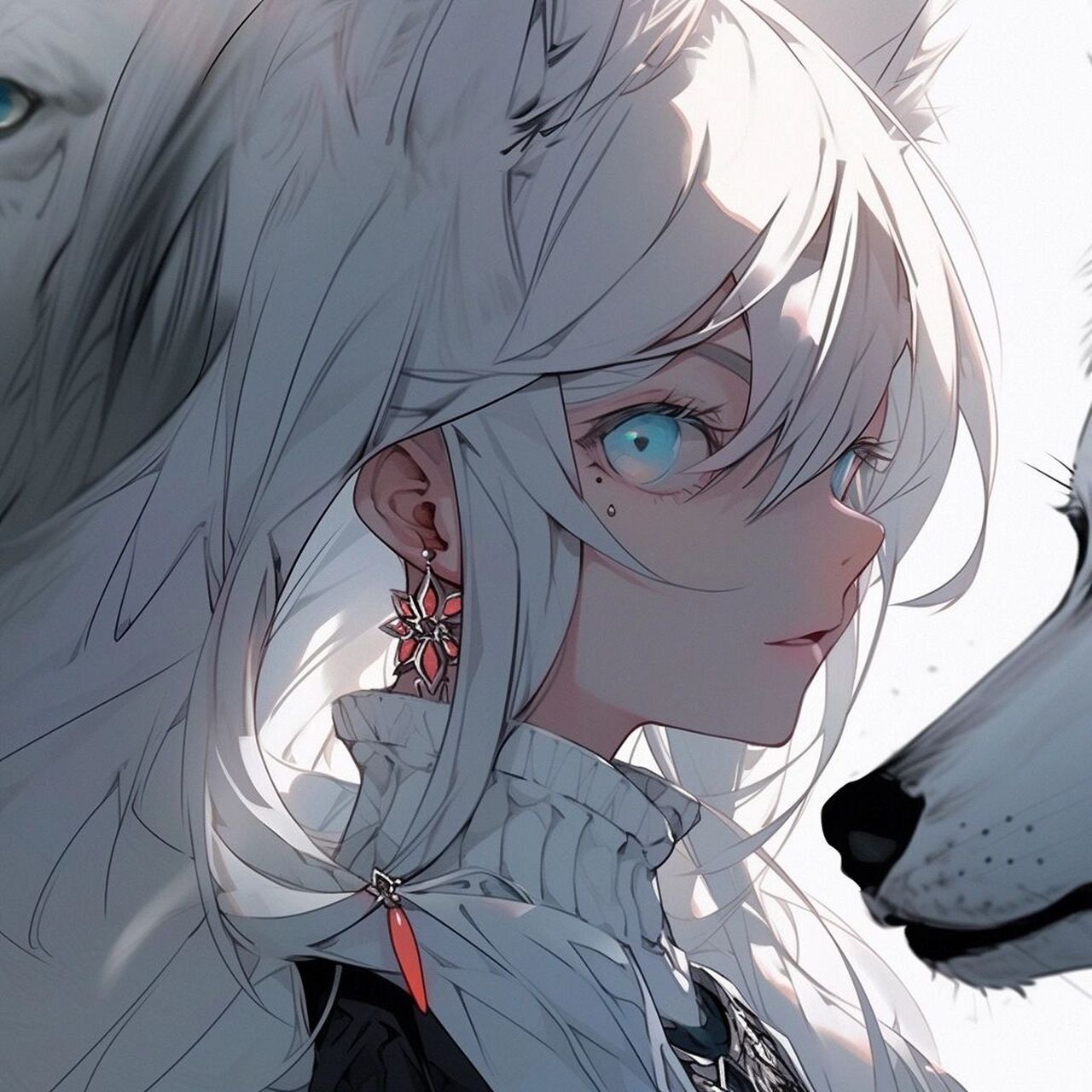 被狼守护的狼族少女系列头像更新 不知道有没有小伙伴看过宫崎骏的