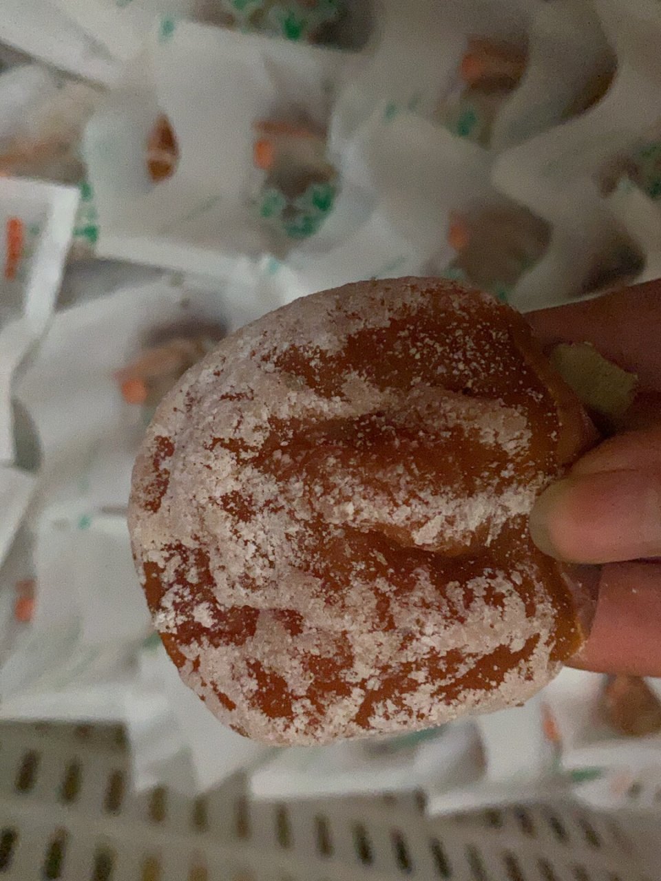 柿饼这是发霉了嘛90 有好多朋友问柿饼是发霉了嘛,要不要洗一下