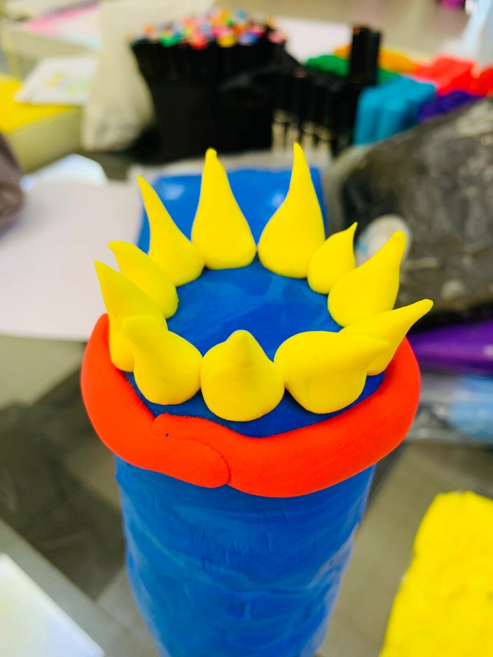 创意手工黏土 图腾柱95 分享一个有趣的创意手工黏土作品