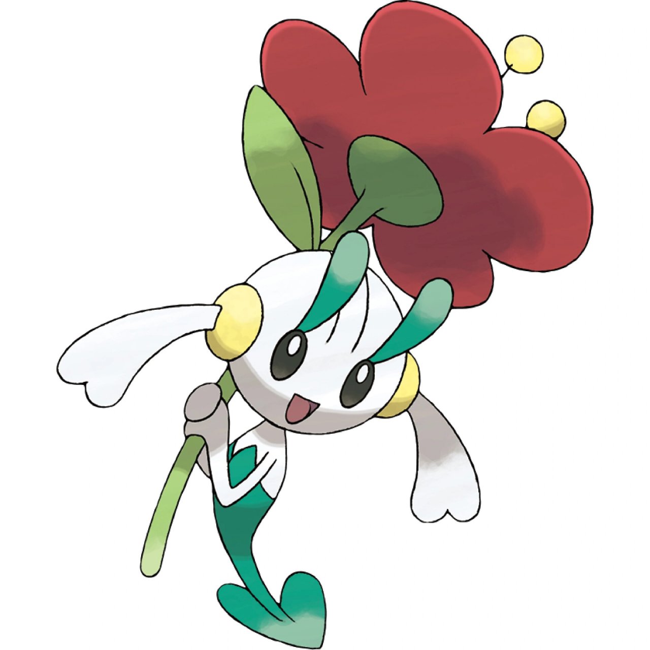 宝可梦图鉴0670:花叶蒂 0670:花叶蒂 (有5种花朵