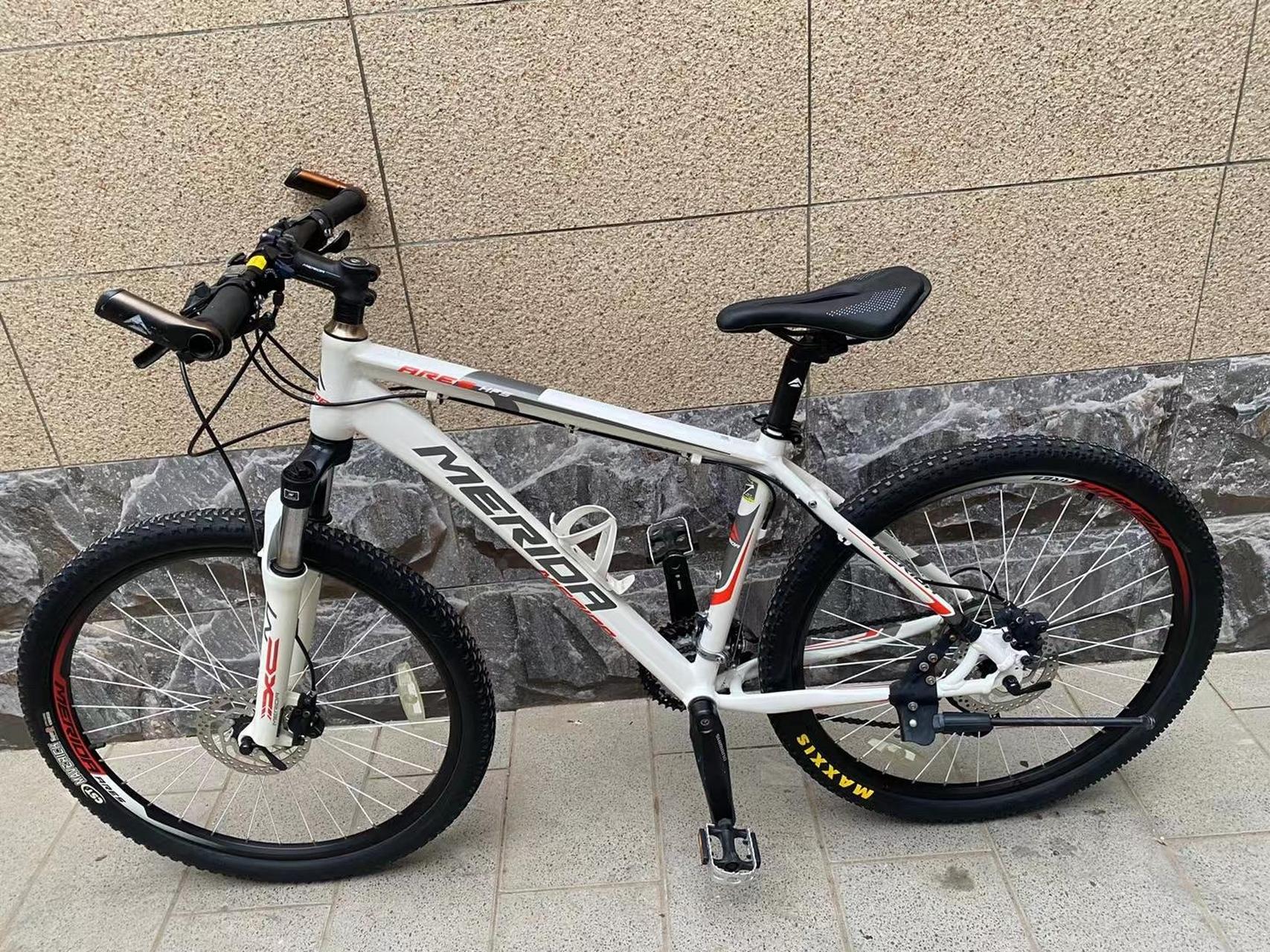 美利达战神限量版,27速油碟,4000套件,线控锁死前叉, 车架17轮径26