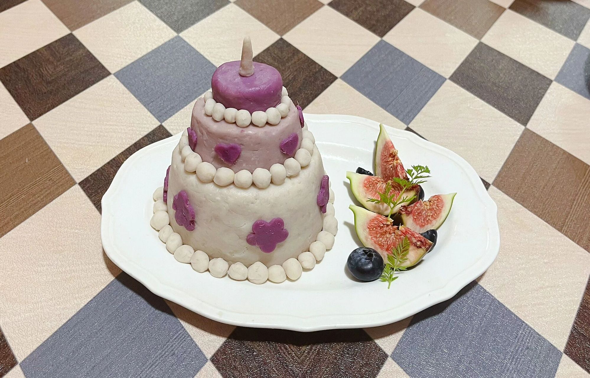 儿童生日餐 生日早餐94男孩女孩长寿面 山药芋泥蛋糕(南瓜肉松奶酪