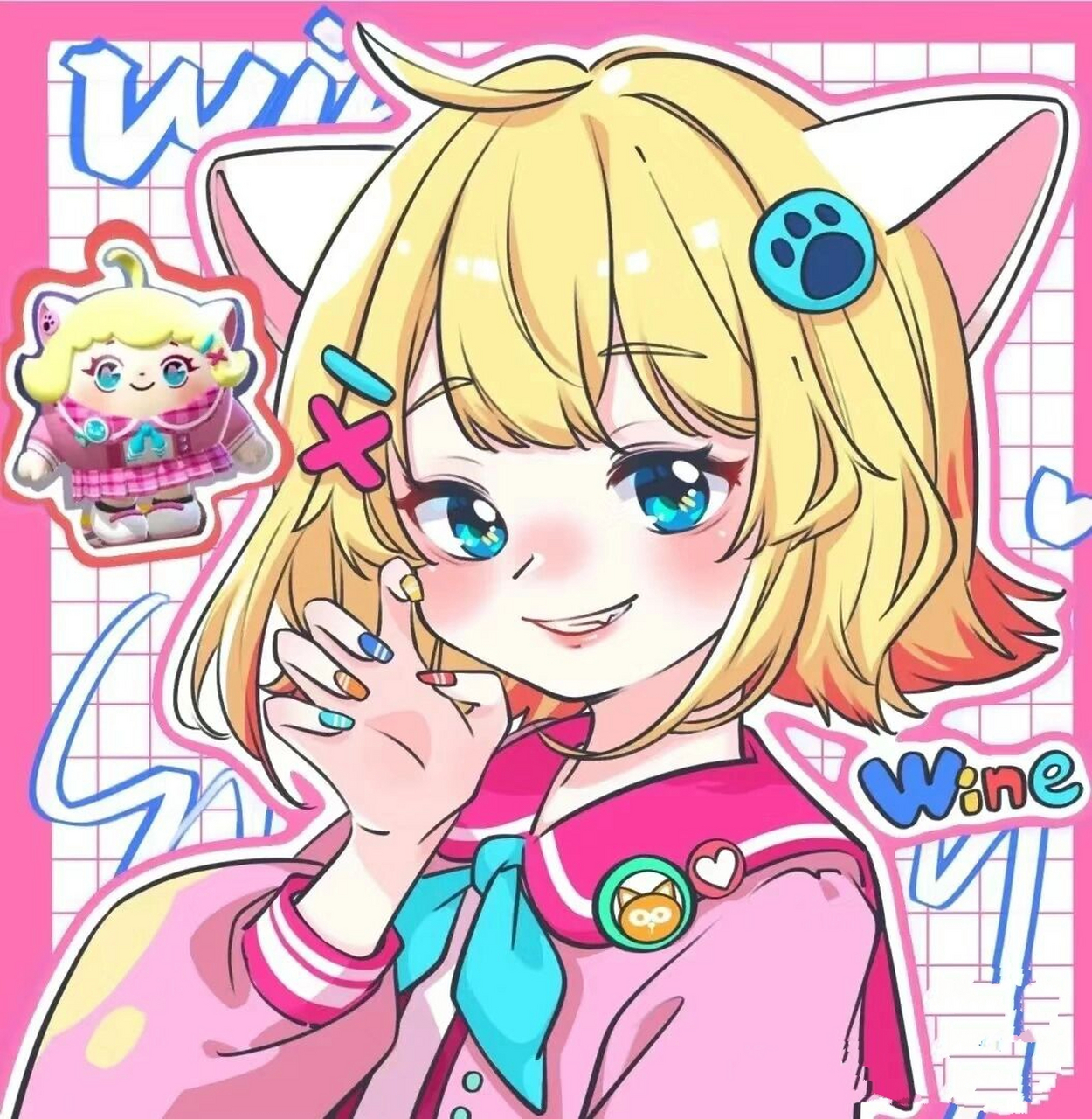 淘气丸子蛋仔头像来哒!