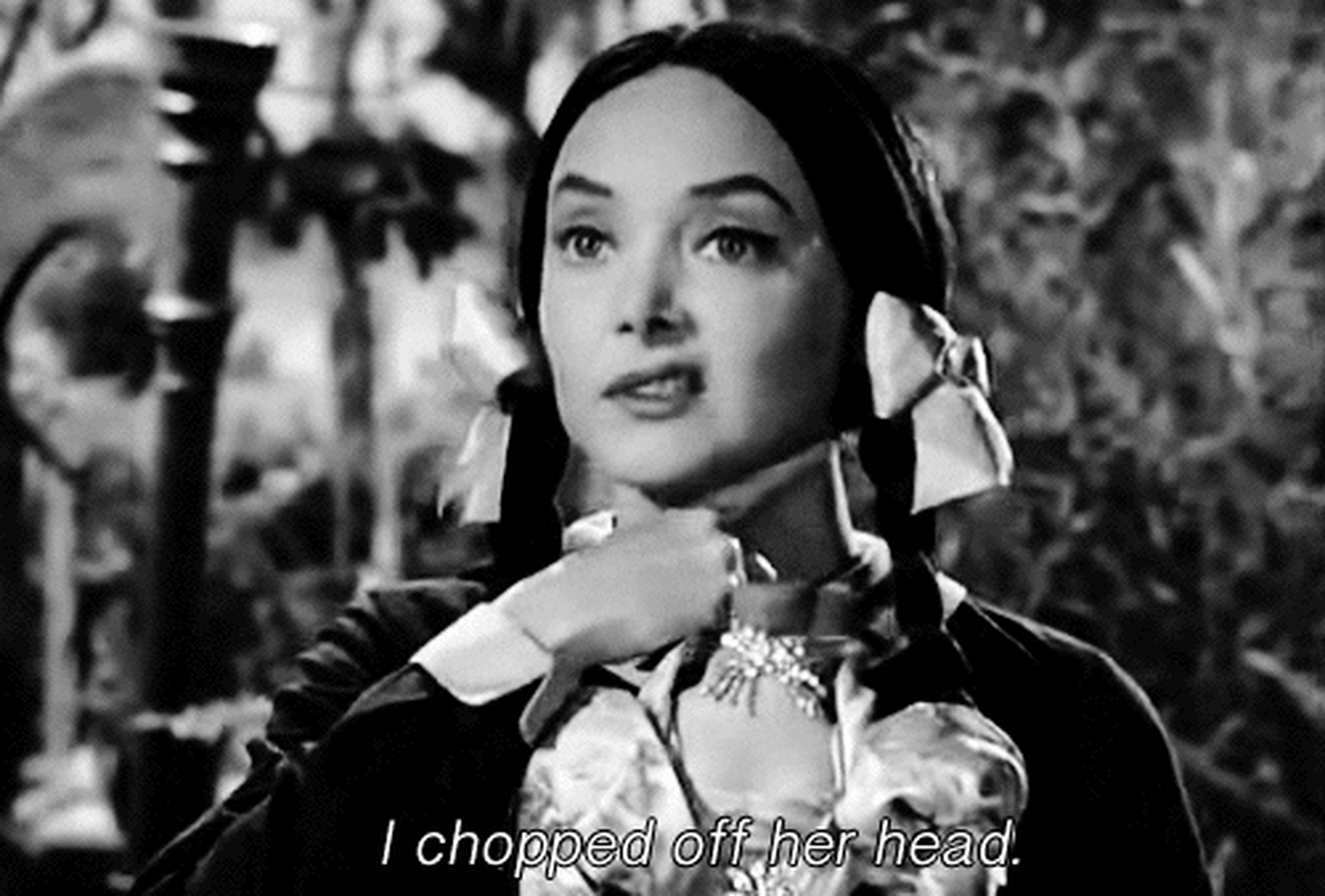 妈妈和女儿,1964版《亚当斯一家》 carolyn jones,lisa loring