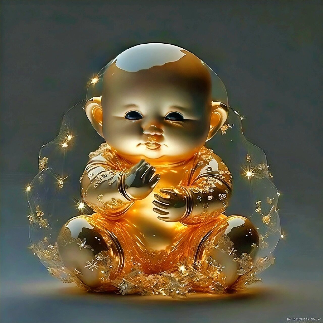 可爱的小佛 【祈福】见佛好运,保佑平安顺遂,逢凶化吉,遇难成祥,诸事