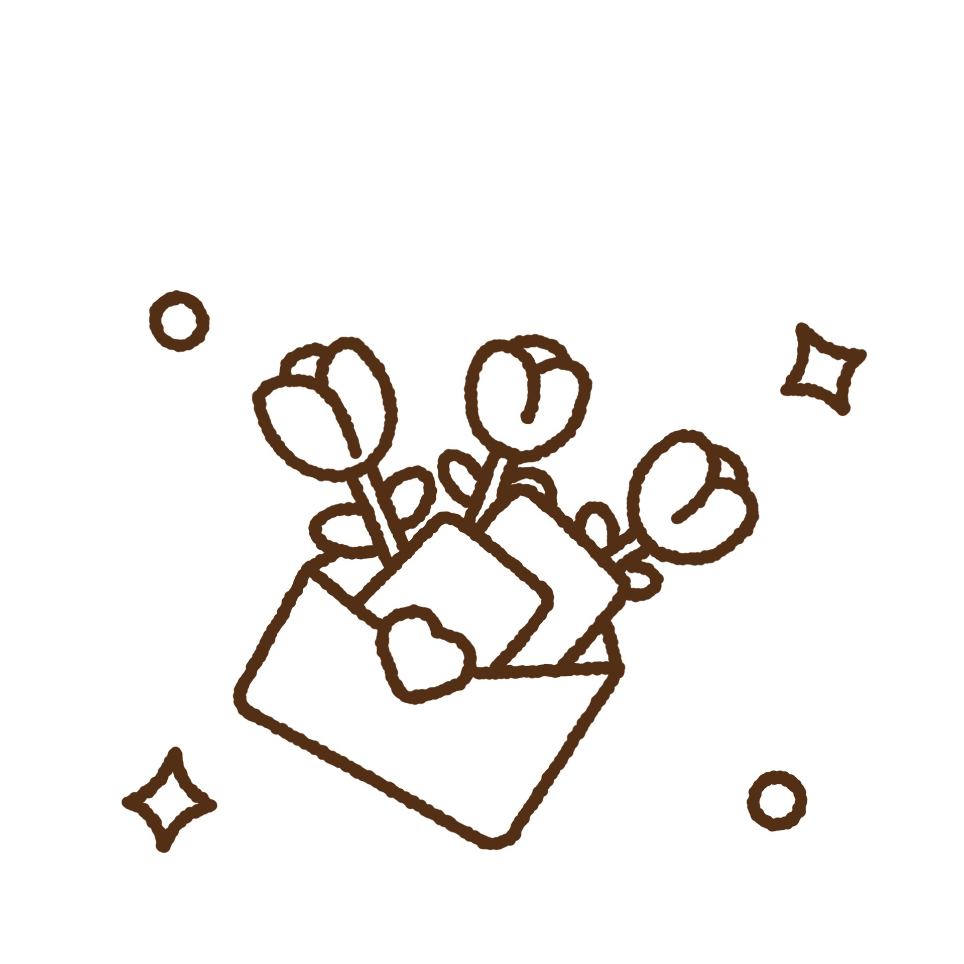 零基础简笔画教程|春日系列 信封