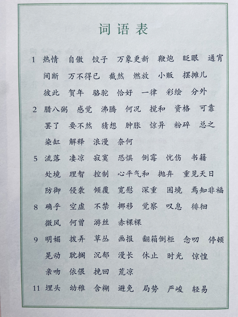 六年级下册生字表|寒假预习93   未来可期,来年可待… 走着走着