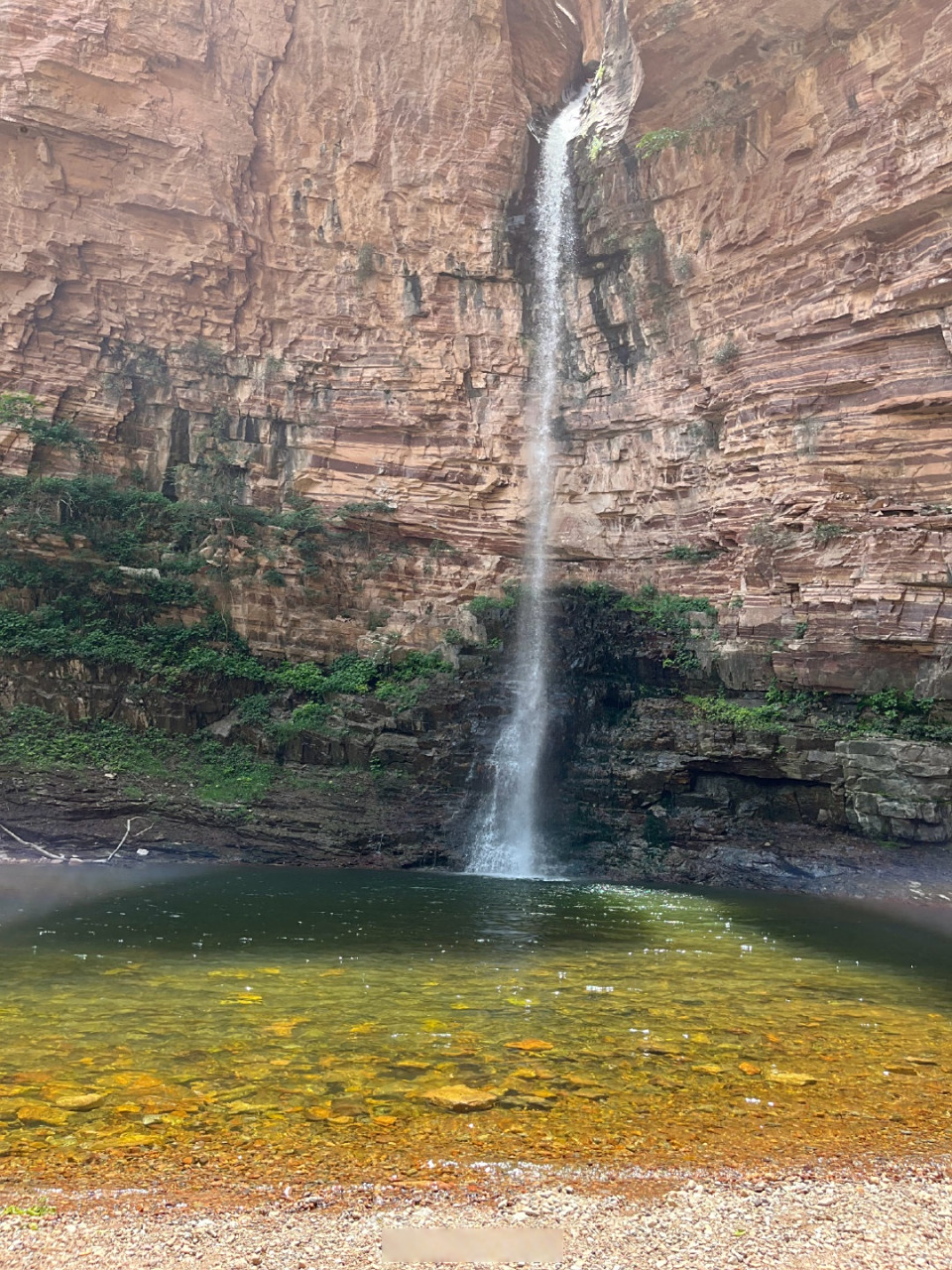 河北的瀑布也很绝#  小小瀑布 河北邢台大峡谷  图:小夜笙澜