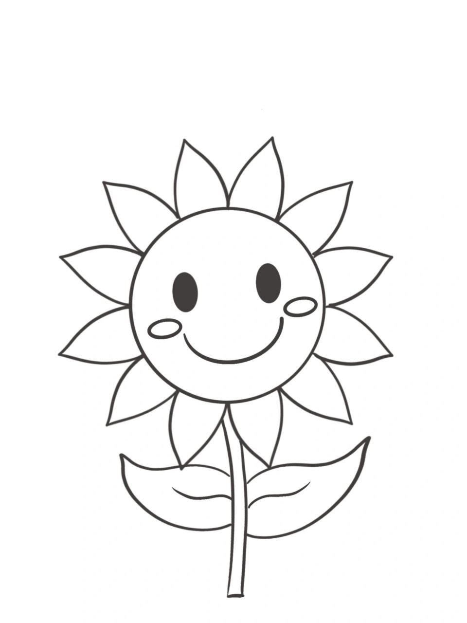 简笔画教程分享 向日葵97