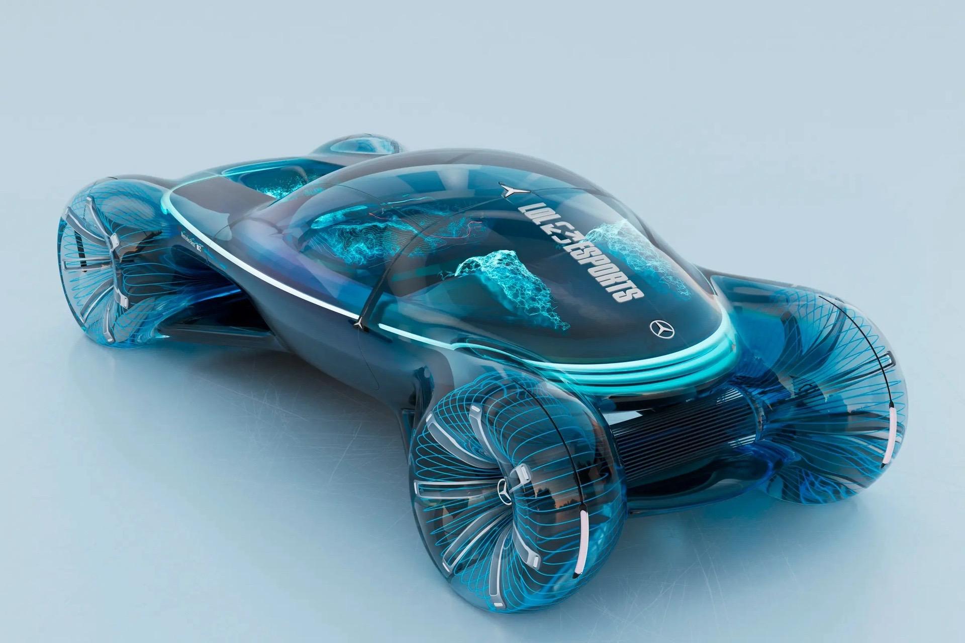 奔驰 project smnr概念车,灵感源于英雄联盟,未来汽车设计