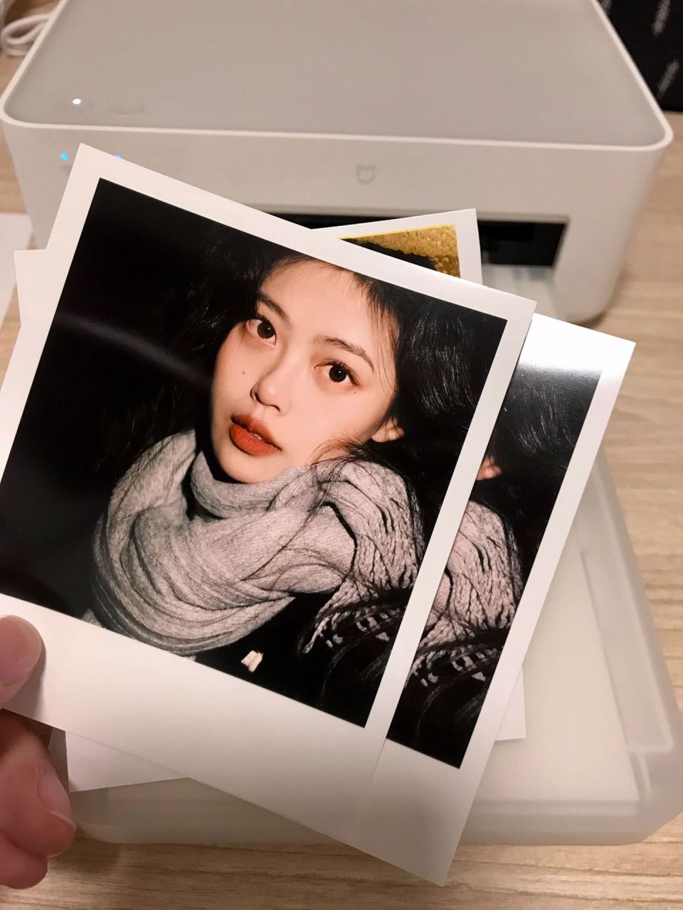 蹭蹭朋友的小米照片打印机,效果还不错,玩儿了一晚上哈哈哈哈哈