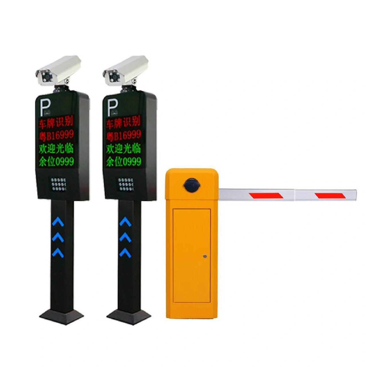 小区车辆车牌识别系统停车场自动收费无人值守车辆识别道闸一体机