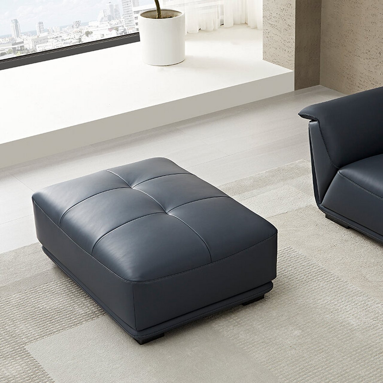 全友家居欧式简奢皮沙发22772b 在悠闲的假日午后 慵懒地赖在沙发的