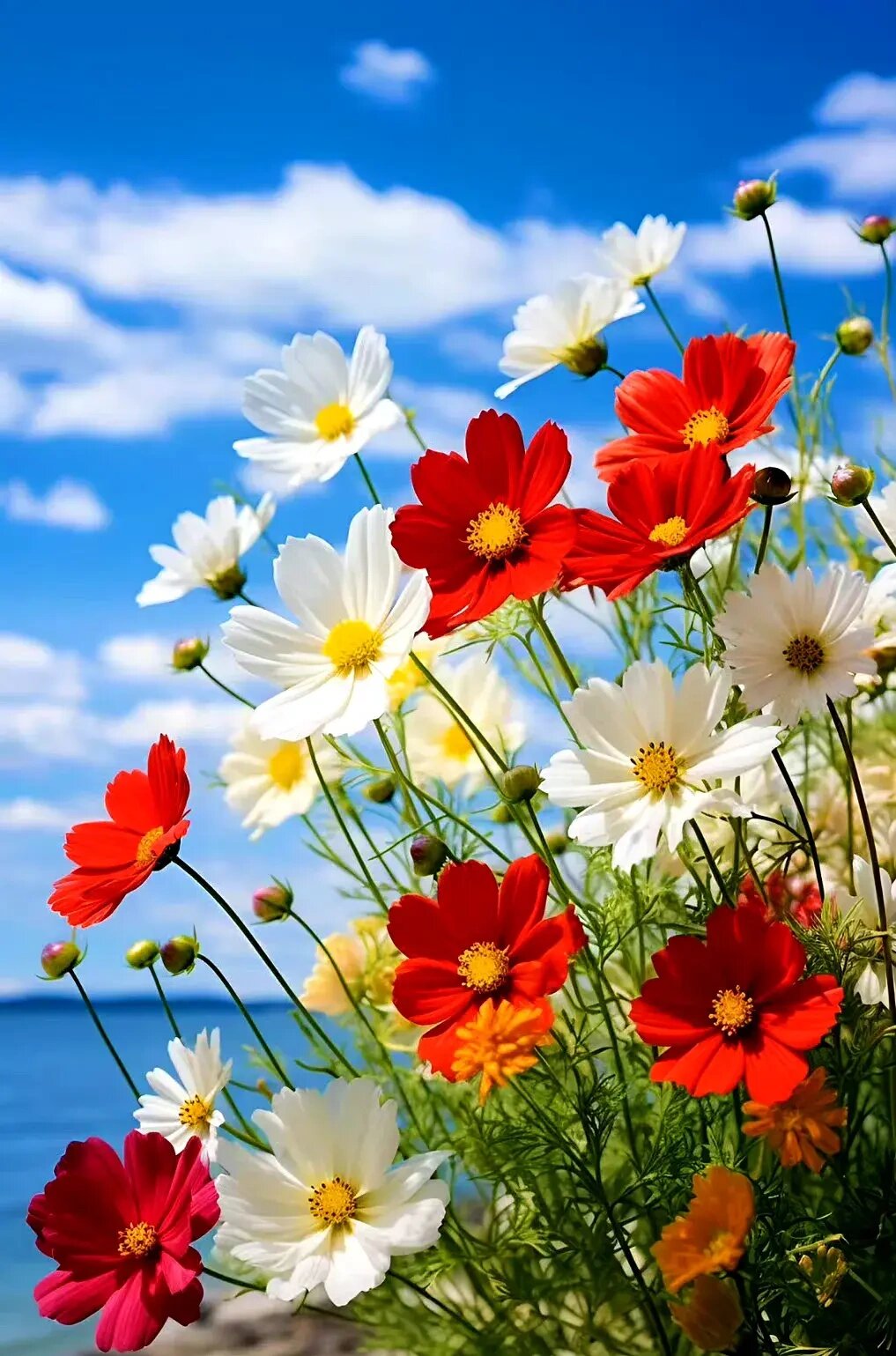 漂亮的野菊花图片素材壁纸